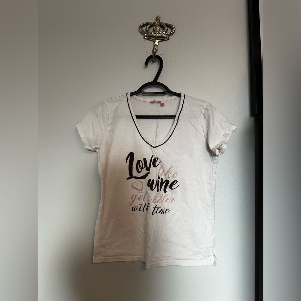 La Vie en Rose Pajama Top